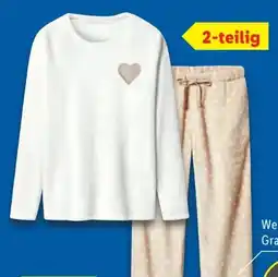 Lidl Esmara Damen Plüsch-Pyjama Angebot