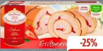 Edeka Coppenrath & Wiese Sahne-Rolle Erdbeere Angebot