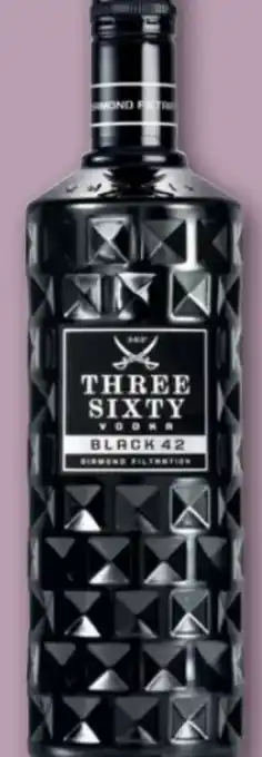 REWE Center Three Sixty Black Vodka Angebot