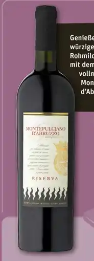 REWE Center Fiamme Nere Montepulciano D‘Abruzzo Riserva Angebot