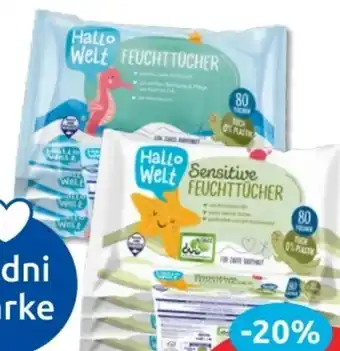 Budni Hallo Welt Feuchttücher Angebot
