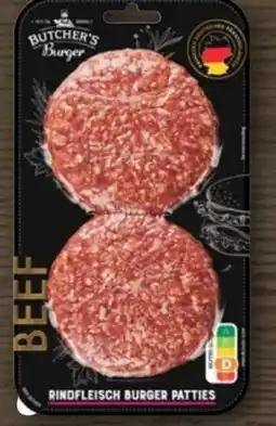 REWE Butcher’s Burger Beef Rindfleisch Patties Angebot