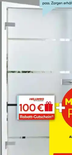 Hellweg Ganzglastür-Set Carat Angebot