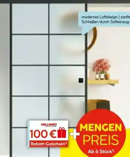 Hellweg Durabil Glasschiebetür-Set Loft Angebot
