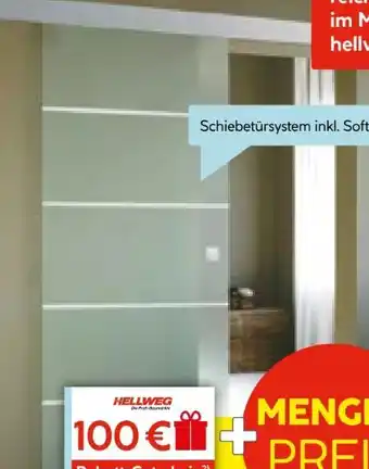 Hellweg Glasschiebetür-Set Stripes Angebot