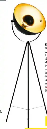 Hellweg Näve Leuchten Dreibein-Stehleuchte Bernice Angebot