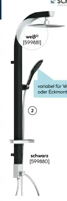 Hellweg Schütte Überkopfbrause-Set Madagaskar Angebot