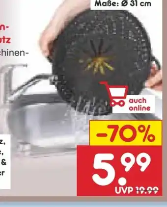 Netto Marken-Discount Kochwerk Silikon-Spritzschutz Angebot