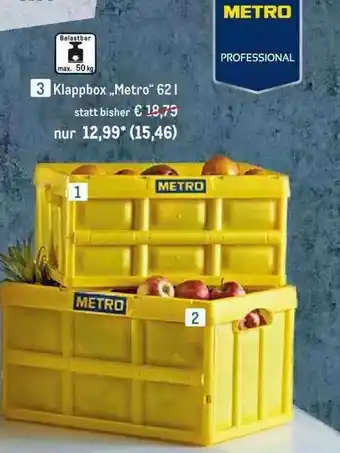 METRO Klappbox „metro” 62 L Angebot