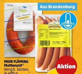 PENNY mein Fläming Grobe Mettwurst Angebot