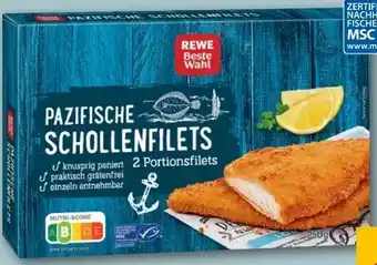 REWE Rewe Beste Wahl Pazifische Schollenfilets Angebot