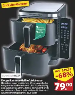 Famila Nord West GOURMETMaxx Doppelkammer-Heißluftfritteuse Angebot