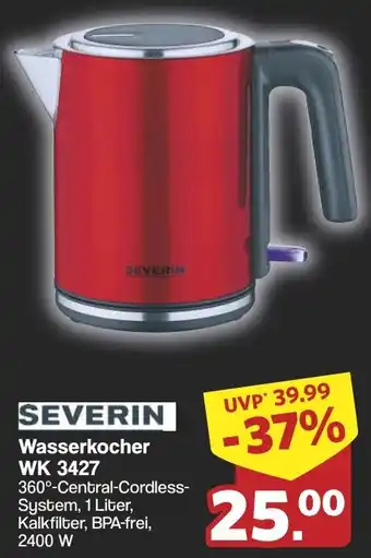 Famila Nord West SEVERIN Wasserkocher WK 3427 Angebot