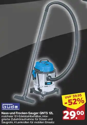 Famila Nord West Güde Nass-und-Trocken-Sauger GNTS 12L Angebot