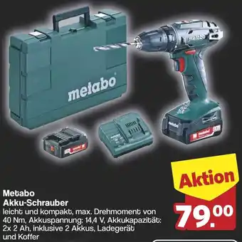 Famila Nord West Metabo Akku-Schrauber Angebot