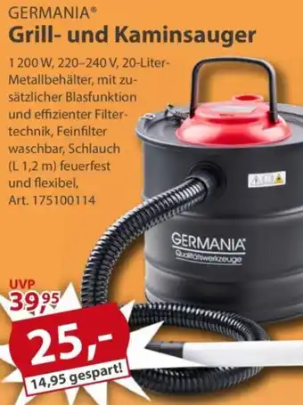 GERMANIA Grill- und Kaminsauger