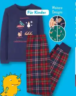 Aldi Süd Lily & Dan Kinder Weihnachtspyjama Angebot