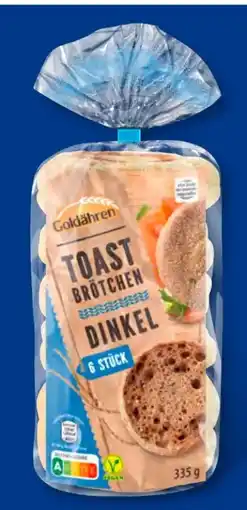 Aldi Süd Goldähren Dinkeltoastbrötchen Angebot