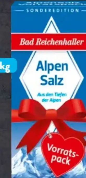 Aldi Süd Bad Reichenhaller Alpensalz Angebot