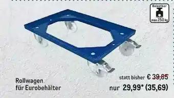 METRO Rollwagen Für Eurobehälter Angebot