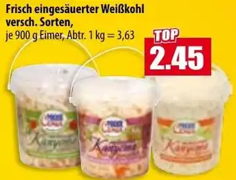 Mix Markt Frisch eingesäuerter Weiẞkohl Angebot