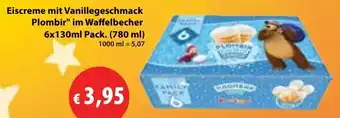 Mix Markt Eiscreme mit Vanillegeschmack Plombir Angebot