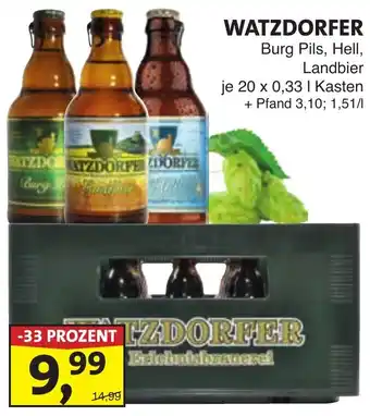 WATZDORFER Burg Pils, Hell, Landbier