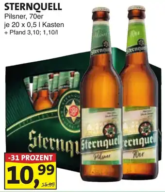 Lösch Depot STERNQUELL Pilsner, 70er Angebot