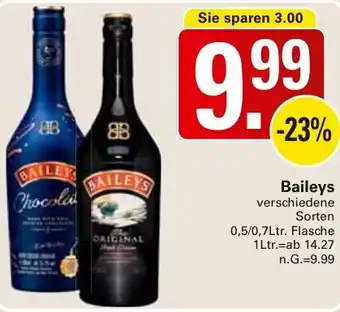 WEZ Baileys Angebot