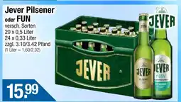 Getränke City Jever pilsener Angebot