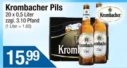 Getränke City Krombacher pils Angebot