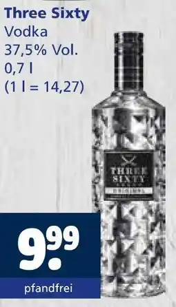 Getränkewelt Three sixty vodka Angebot