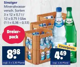 Getränkewelt Sinziger Angebot