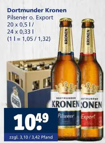 Getränkewelt Dortmunder kronen pilsener Angebot