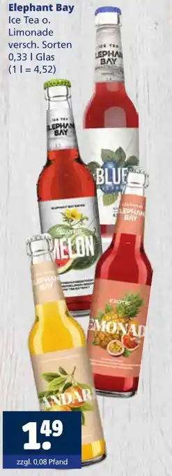 Getränkewelt Elephant bay ice tea melon Angebot