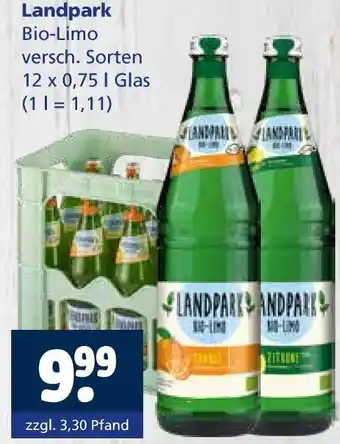 Getränkewelt Landpark bio-limo Angebot