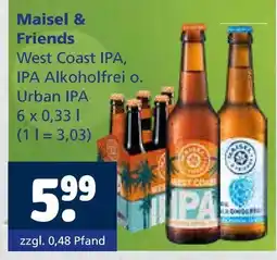 Getränkewelt Maisel & friends west coast ipa Angebot