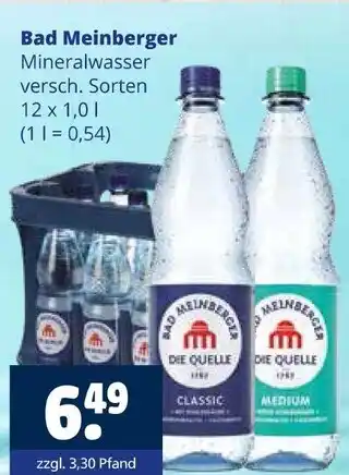 Getränkewelt Bad meinberger classic Angebot