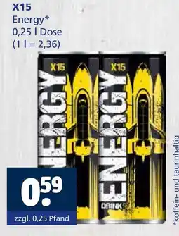 Getränkewelt X15 energy Angebot