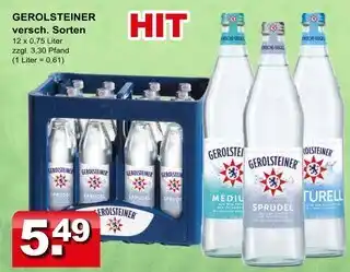 Getränkeparadies Gefromm Gerolsteiner Angebot