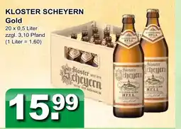 Getränkeparadies Gefromm Kloster scheyern gold Angebot