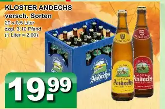 Getränkeparadies Gefromm Kloster andechs Angebot