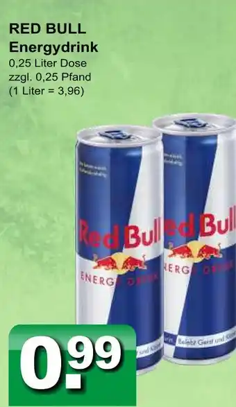 Getränkeparadies Gefromm Red bull energydrink Angebot