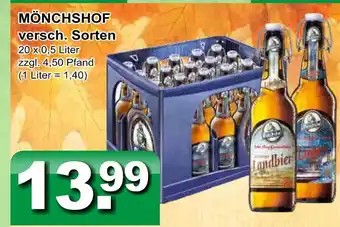 Getränkeparadies Gefromm Mönchshof Angebot