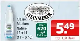 Getränke Oase Steinsieker classic medium naturell Angebot