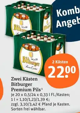 tegut Bitburger premium pils Angebot