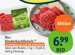 tegut Bio-rinderhackfleisch Angebot