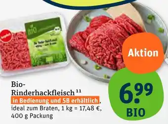 tegut Bio-rinderhackfleisch Angebot