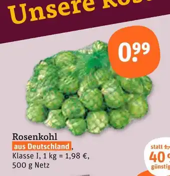 tegut Rosenkohl Angebot