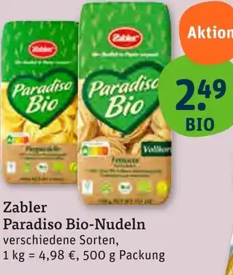 tegut Zabler paradiso bio-nudeln Angebot